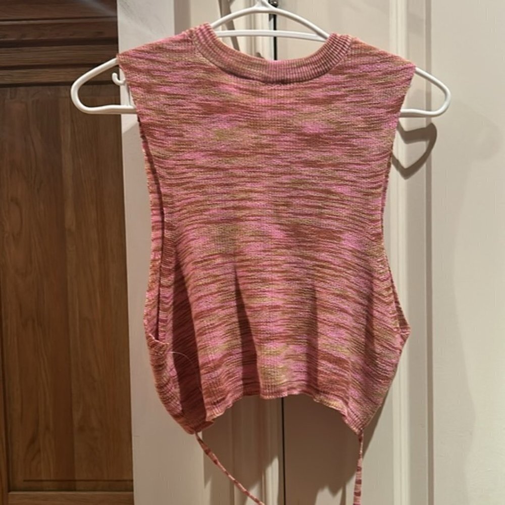 NWOT FREE PEOPLE medium Miami nights knit top light weight - Picture 10 of 13